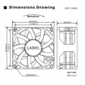 DC 24V Big Air Folw Cooling Fan